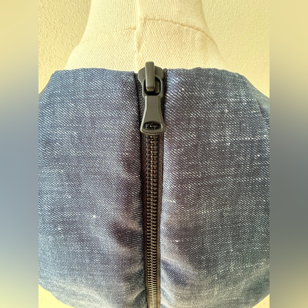 Milly stunning Coco sleeveless sheath dress fabric mimics denim Pockets like new - Picture 5 of 9
